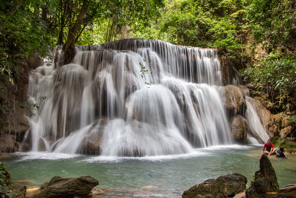 น้ำตกห้วยแม่ขมิ้น จ.กาญจนบุรี